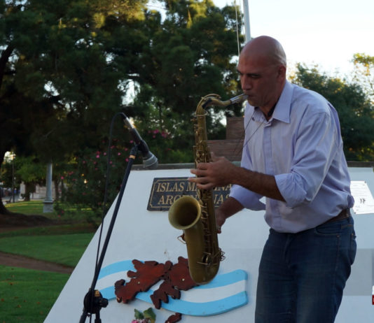 Emotivo acto por Malvinas en Carhué