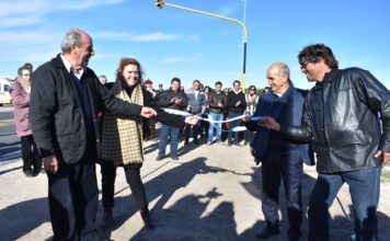 Hirtz y el Vicegobernador de la Provincia inauguraron la Obra de la Ruta 60