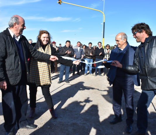 Hirtz y el Vicegobernador de la Provincia inauguraron la Obra de la Ruta 60
