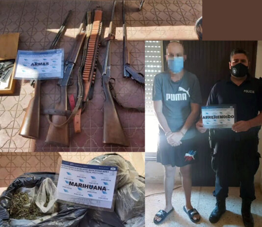 Importante golpe a la producción de droga en Adolfo Alsina